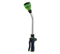 Durashmall Ugello per tubo flessibile ad alta pressione resistente Impugnatura ergonomica 8 modelli di spruzzo lungo 45,7 cm in lega ABS costruzione multiuso giardino prato aiuola irrigazione auto