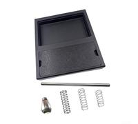 Durashmall Vassoio antigoccia esteso a basso profilo con contenitore per macchina da caffè Gaggia Classic Pro, drenaggio migliorato a prova di perdite, parte di ricambio in ABS R19403 R19480(D)