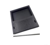 Durashmall Vassoio antigoccia esteso a basso profilo con contenitore per macchina da caffè Gaggia Classic Pro, drenaggio migliorato a prova di perdite, parte di ricambio in ABS R19403 R19480(B)