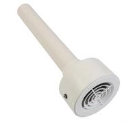 Durashmall Ventola di scarico silenziosa da 50 mm per purificazione dell'aria e ventilazione per prese d'aria CA oltre 20 x 60 mm, regolabile, 3-12 V 2 A, in silicone ABS, struttura bianca