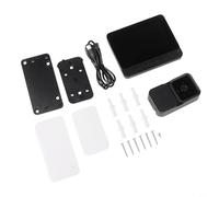 Durashmall Videocitofono wireless con schermo IPS da 43 pollici Telecamera di sicurezza Citofono bidirezionale a lungo raggio Trasmissione 24G Rilevamento di movimento a infrarossi Monitor interno S