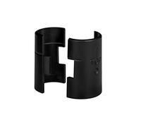 DuraSteel Clip di bloccaggio per scaffalature in filo metallico, adatte a Thunder Group, Alera, Honey Can Do, Eagle, Regency, Metro e altri - per pali da 2,5 cm, plastica, nero, confezione da 8 pezzi
