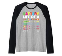 Durata della batteria di un custode scolastico Apprezzamento Carino Maglia con Maniche Raglan