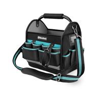 DURATECH Borsa Per Attrezzi Durevole da 30, 5cm | Design superiore aperto, ampia apertura, maniglia rotante, facile accesso agli utensili
