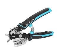 DURATECH Pinza Perforatrice per Cinture, Pinza Fustellatrice | con 6 Fori Intercambiabili a V Affilato, per Cinture, Carte, Cinturini, Cartone e Scarpe in Pelle