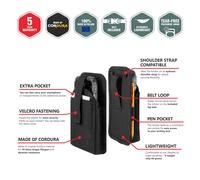 Duratis DURA Pouch Holster, Hüftgürtel, Zusatztasche, Size M