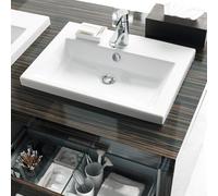 Lavabo incassato Duravit 2° piano 60cm, colorazione: Bianco