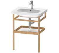 Duravit Accessoires pour meubles Porte-serviettes avec étagère DuraStyle 9881, 590x440mm, DS988101876, DS988101876, Colorazione: Bianco Opaco / Rovere Solido