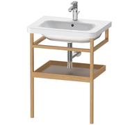 Duravit Accessoires pour meubles Porte-serviettes avec étagère DuraStyle 9881, 590x440mm, DS988104376, DS988104376, Colorazione: Basalto Opaco / Rovere massello