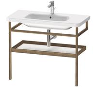 Duravit Accessoires pour meubles Porte-serviettes avec étagère DuraStyle 9883, 940x440mm, DS988301877, DS988301877, Colorazione: Bianco Opaco / Noce Solido