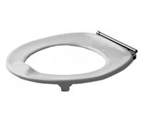 Duravit Anello Sedile WC Architec con Tamponi Angolari, Cerniere Acciaio Inox...