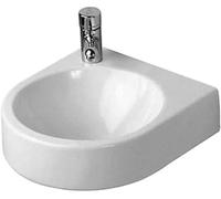 Duravit Architec lavabo 38x36 cm semicircolare a parete bianco 0766350009