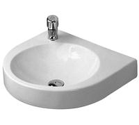 Duravit Architec lavabo 57.5x52 cm semicircolare a parete bianco lucida 0449580009