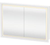 Duravit Armoire de toilette L-Cube avec éclairage LED, largeur 1000mm (montage mural encastré), LC765200000, LC765200000
