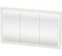 Duravit Armoire de toilette L-Cube avec éclairage LED, largeur 1200mm (montage mural encastré), LC765300000, LC765300000