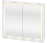 Duravit Armoire de toilette L-Cube avec éclairage LED, largeur 800mm (montage mural encastré), LC765100000, LC765100000