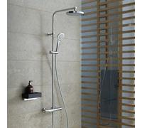 Duravit B.1 colonna doccia con termostatico, B14280008010, B.1 cromo [Rubinetteria Bagno > Colonne Doccia]