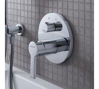 Duravit B.2 miscelatore monocomando, per vasca e doccia, B24210012010, B.2 cromo [Rubinetteria Bagno > Rubinetteria Doccia]