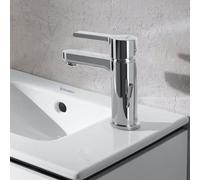 Duravit B.2 Mitigeur monocommande de lavabo S, avec vidage escamotable, saillie 101mm, B21010001010, B21010001010