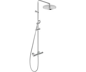 Duravit B.2 Shower System avec thermostat de douche, douche de tête 200 mm, douchette à main 97 mm, B24280008010, B24280008010