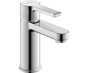 Duravit B21010 B.2 - Rubinetto per lavabo, misura S (altezza erogatore 92 mm), rubinetto per bagno, lavabo con cartuccia in ceramica, cromato