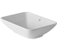 Duravit Bacino - Lavabo da appoggio, 550x420 mm, senza foro per miscelatore, bianco alpino 0334520000