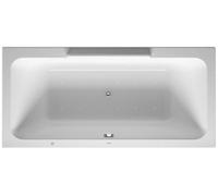 Duravit Baignoire balnéo DuraStyle 1900x900mm, à encastrer ou pour habillage de baignoire, double dos, cadre, vidage et trop-plein, Combi P, 760299000CP1000, 760299000CP1000
