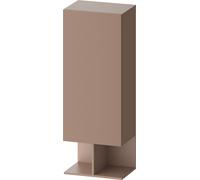 Duravit Balcoon armoire mi-haute, carrée, 1 porte avec butée à gauche, avec technique Tip-on, 360x500x1320mm, BA1302LJFIF0000, BA1302LJFIF0000, Colorazione: Umbra strutturato opaco / Umbra opaco