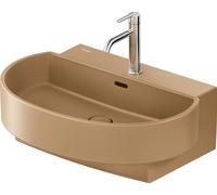 Duravit Balcoon lavabo, plage de robinetterie, 1 trou de robinetterie, avec trop-plein, avec robinetterie Push-Open, largeur 650mm, 241165AM00, 241165AM00, Colorazione: Argilla terra Matt