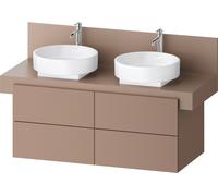 Duravit Balcoon Meuble sous-lavabo avec console, suspendu, rectangulaire, technique Tip-on, 570x1200x534mm, BA50170JFIF0000, BA50170JFIF0000, Colorazione: Ombrellone