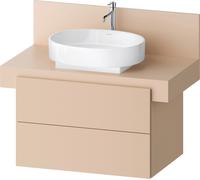 Duravit Balcoon Meuble sous-lavabo avec console, suspendu, rectangulaire, technique Tip-on, 570x800x534mm, BA50130JEIE0000, BA50130JEIE0000, Colorazione: Beige sabbia