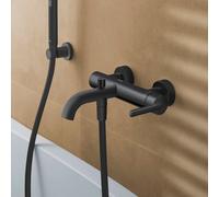 Duravit Balcoon miscelatore monocomando, per vasca, BA5230000046, Balcoon nero opaco [Rubinetteria Bagno > Rubinetteria Vasca]