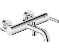 Duravit Balcoon - Miscelatore monocomando per vasca da bagno con sistema di miscelazione in ceramica e antiriflusso, cromato