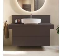 Duravit Balcoon Meuble sous-lavabo avec console, suspendu, rectangulaire, technique Tip-on, 570x800x534mm, BA50130JGIG0000, BA50130JGIG0000, Colorazione: Marrone ardesia