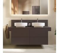 Duravit Balcoon mobile con consolle, 4 scomparti estraibili, BA90610IGIG0000+BA50170JGIG0000, Balcoon [Mobili da Bagno > Mobili Lavabo]