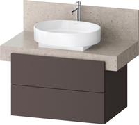 Duravit Mobile lavabo Balcoon BA50330JGIG0000, 2 scomparti estraibili