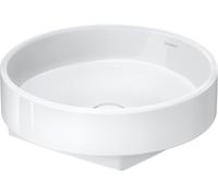 Duravit Balcoon vasque à poser, polie, sans trou pour robinet, diamètre 450mm, ronde, 240945AA79, 240945AA79, Colorazione: Bianco lucido