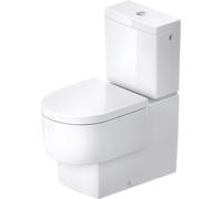 Duravit Balcoon WC sur pied pour combinaisons WC, pour réservoir de chasse rapporté, Rimless, sortie horizontale, 207009AA00, 207009AA00, Colorazione: Bianco lucido