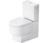 Duravit Balcoon WC sur pied pour combinaisons WC, pour réservoir de chasse rapporté, Rimless, sortie horizontale, 207009AC00, 207009AC00, Colorazione: Bianco seta opaco