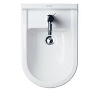 Duravit Starck 3 - Bidet sospeso con troppopieno, bianco 2230150000