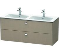 Duravit Brioso Meuble sous-lavabo suspendu 129,0 x 47,9 cm, avec 2 tiroirs, avec découpe pour siphon et tablier, pour lavabo ME by Starck 233613, BR410501075, BR410501075, Colorazione: Decorazione lin
