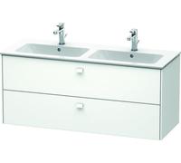 Duravit Brioso Meuble sous-lavabo suspendu 129,0 x 47,9 cm, avec 2 tiroirs, avec découpe pour siphon et tablier, pour lavabo ME by Starck 233613, BR410501818, BR410501818, Colorazione: Bianco opaco De