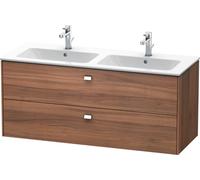 Duravit Brioso Meuble sous-lavabo suspendu 129,0 x 47,9 cm, avec 2 tiroirs, avec découpe pour siphon et tablier, pour lavabo ME by Starck 233613, BR410501079, BR410501079, Colorazione: Noce decoro nat