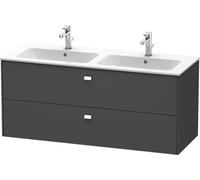 Duravit Brioso Meuble sous-lavabo suspendu 129,0 x 47,9 cm, avec 2 tiroirs, avec découpe pour siphon et tablier, pour lavabo ME by Starck 233613, BR410501049, BR410501049, Colorazione: Decorazione gra