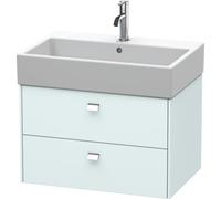 Duravit Brioso Meuble sous-lavabo suspendu 68,4 x 45,9 cm, 2 tiroirs, avec découpe pour siphon et tablier, pour lavabo Vero Air 235070, BR415401009, BR415401009, Colorazione: Azzurro decoro opaco, man