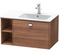 Duravit Brioso Meuble sous-lavabo suspendu 82,0 x 47,9 cm, 1 tiroir, étagère latérale, vasque à droite, pour lavabo ME by Starck 234683, BR401401079, BR401401079, Colorazione: Noce decoro naturale, ma