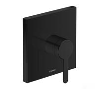Duravit C.1 Miscelatore monocomando monocomando doccia incasso, rosone quadrato, 1 consumatore, Colorazione: Nero opaco