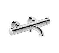 Duravit C.1 Thermostat de bain pour montage apparent, raccords en S, avec robinet d'arrêt et inverseur, C15220000010, C15220000010, Colorazione: cromo