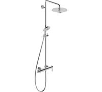 Duravit C.1 set doccia a parete con soffione cromo C14280007010