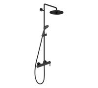 Duravit C.1 sistema doccia, miscelatore monocomando, C14280007046, C.1 nero opaco [Rubinetteria Bagno > Sistemi Doccia]